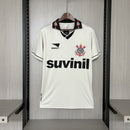 Camisa Corinthians Titular 1996 - Versão Retrô Branca Suvinil