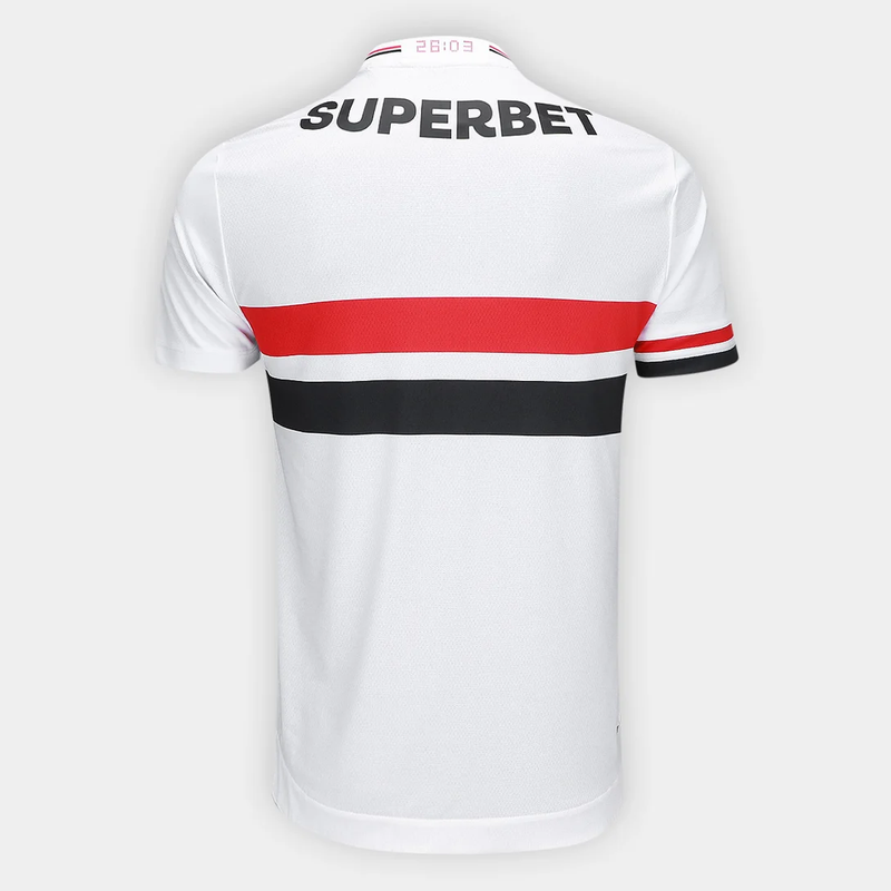 Camisa São Paulo Titular 25/26 - NB Torcedor Masculina Lançamento [PRÉ VENDA]
