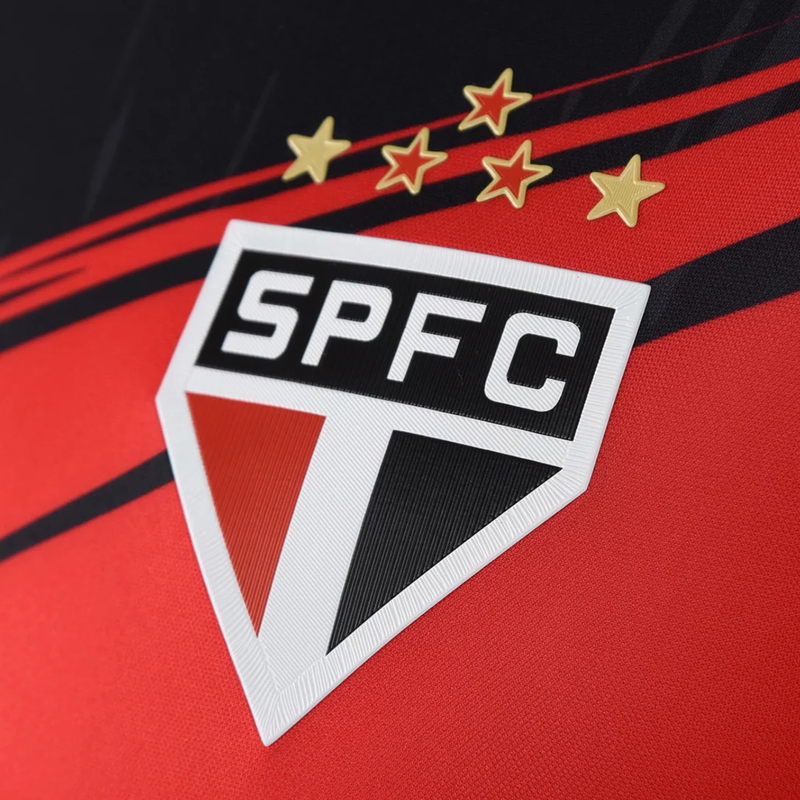 Camisa São Paulo Goleiro 25/26 Preta - NB Torcedor Masculina Lançamento